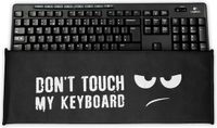 kwmobile Toetsenbordhoes compatibel met Logitech MK270 Wireless - PC toetsenbordbescherming - wit-zwart