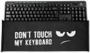 kwmobile Toetsenbordhoes compatibel met Logitech MK270 Wireless - PC toetsenbordbescherming - wit-zwart