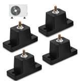 Merkloos Lot de 4 amortisseurs de vibrations pour climatiseurs, avec une capacité de charge de 500 kg