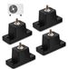 Merkloos Lot de 4 amortisseurs de vibrations pour climatiseurs, avec une capacité de charge de 500 kg