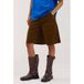 Harper & Yve x Tessa van Montfoort wide leg corduroy bermuda short - khaki