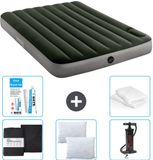 Intex Luchtbed - Twijfelaar - 137 x 191 x 25 cm - Groen