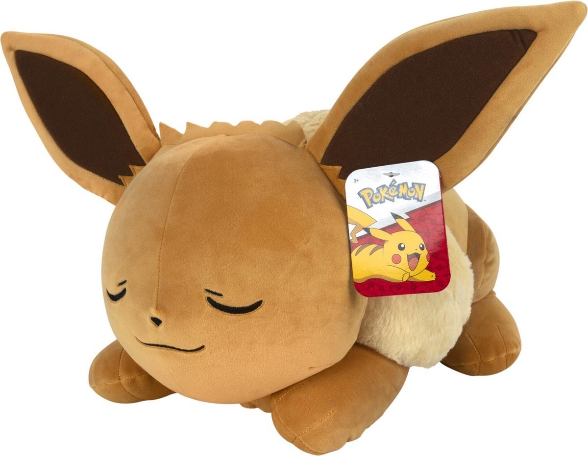 Pokémon Pluche - Slapende Eevee 45 cm