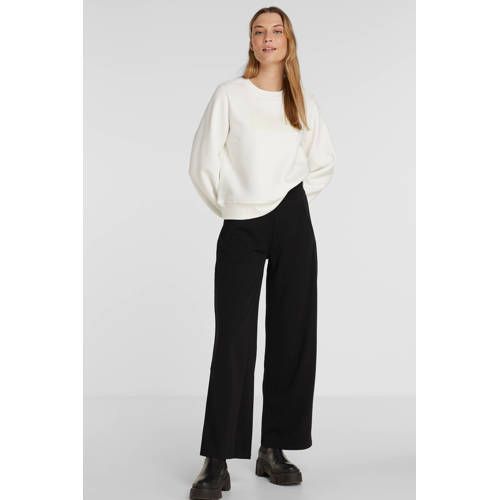 JDY High Waist Wide Leg Trousers JDYLOUISVILLE Black