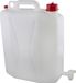 Merkloos / Sans marque Billiet - Vanlaere Voedselgeschikte jerrycan/watertank met tapkraan - 20 liter - Transparant