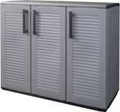 vidaXL Tuinkast 102x37x84 cm Polyester Grijs