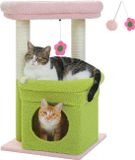 Merkloos / Sans marque Famanu Kattenboom met meerdere niveaus en sisalbekleding - Extra groot