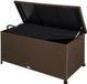 Casaria Opbergkist – Weerbestendig 122x56x61cm 420L - Bruin