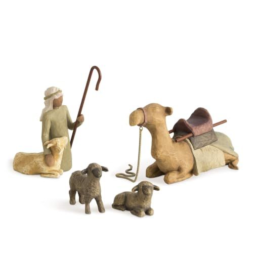 Willow Tree "Shepherd and Stable Animals" Beeldje
