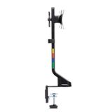 Kensington SmartFit Space-Saving Dual Monitor Arm - Black - Desk Mount - Up to 27"
