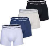 Bruno Banani Boxershorts Short 4Pack Every Day Schwarz/Grau/Weiß/Blau