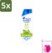 Head & Shoulders 5 x Shampoo 2-en-1 Pomme Fraîche 300 ml
