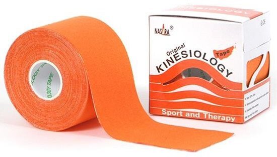 Nasara Kinesiologytape - 5 meter x 5 cm - oranje