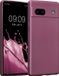 kwmobile metallic telefoonhoesje van TPU - geschikt voor Google Pixel 7a - Flexible case voor smartphone - In metallic lila