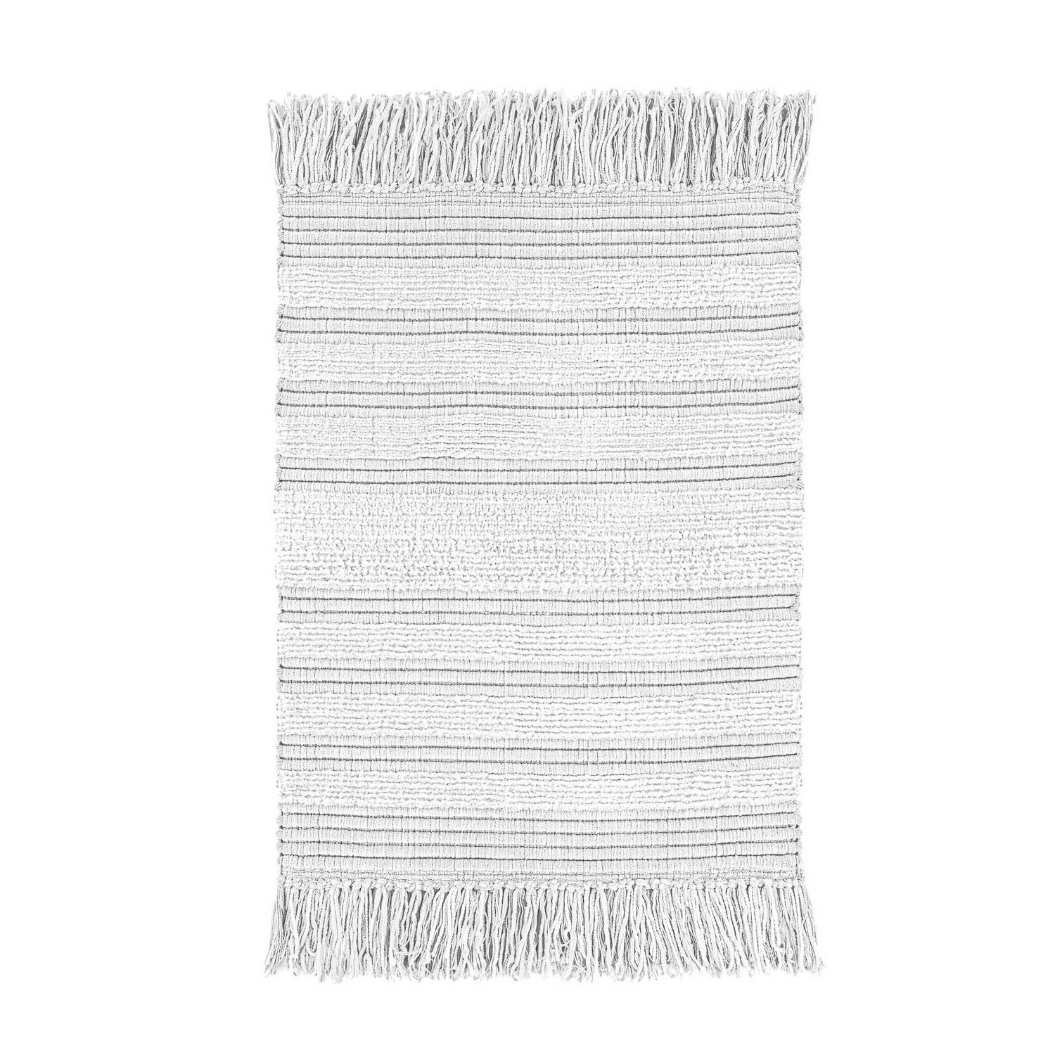 Heckett & Lane Nukus Badmat - 60x100 cm - Wit