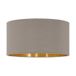 EGLO Pasteri Pro Lampenkap Ø450 H280 Taupe/Goud
