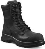 Carhartt F702905 Men’s Detroit Rugged Flex® Waterproof Insulated S3 High Safety Work Boot - Black-Black-40