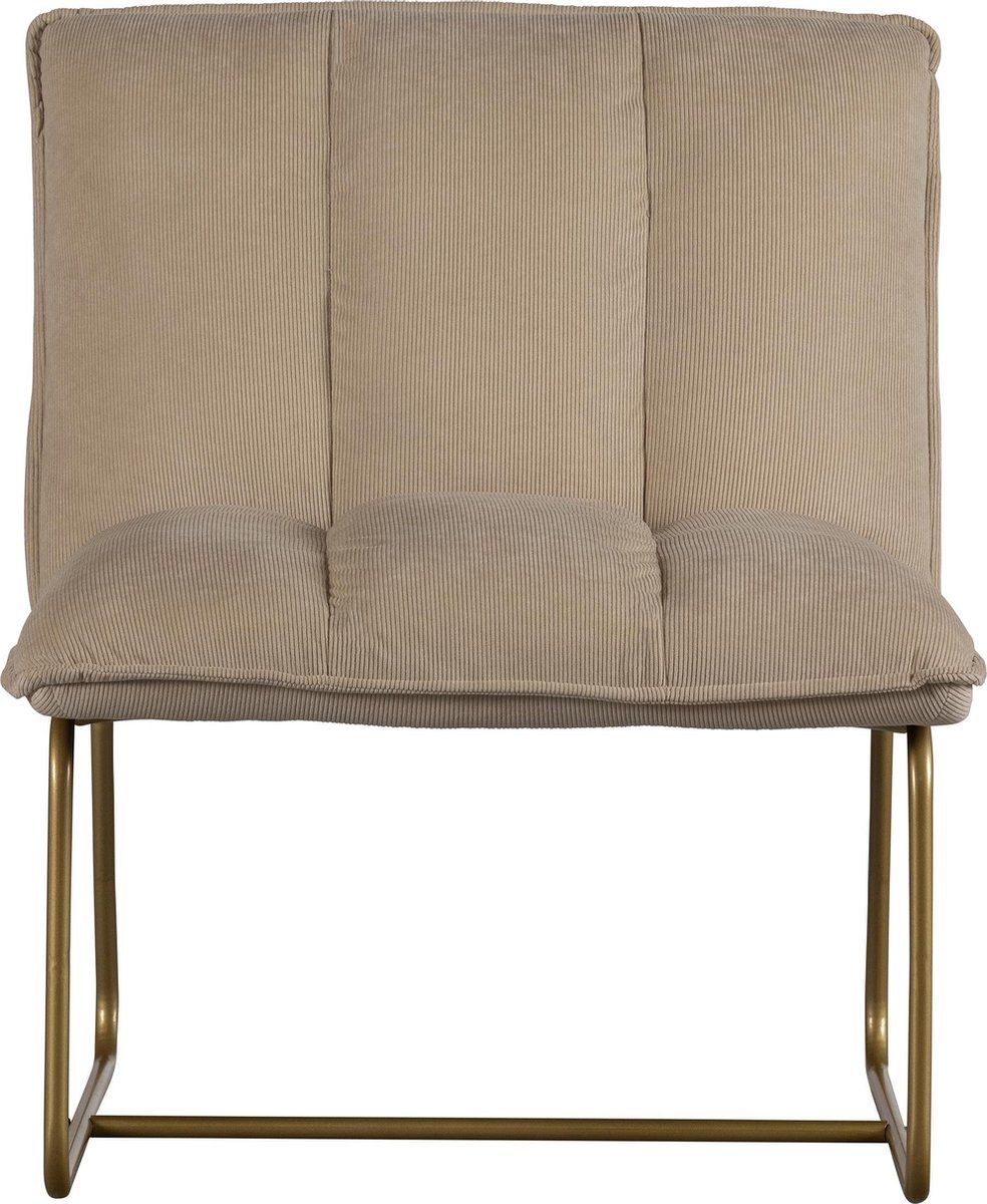 Woood Fie Fauteuil - Sand - Beige - Polyester