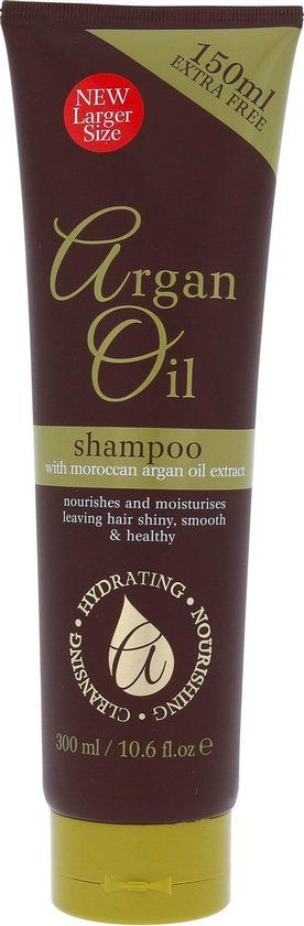 Argan Oil Shampoo - 300ml - For All Hair Types - Tube Dispenser