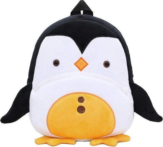 BoefieBoef Pinguïn Peuter Rugzak/Rugtas - Schattige Dieren Kinder Rugtas 0-5 Jaar
