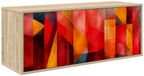 vidaXL Wandgemonteerd tv-meubel Heesch 102 x 33 x 40 cm Sonoma eiken
