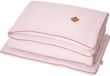 Sevira Kids couette et oreiller coton gaze - Rose 140 x 100 cm