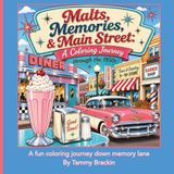 Malts, Memories, and Main Street: A Coloring Journey Through the 1950s