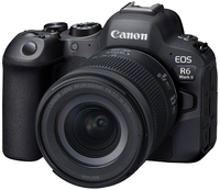 Canon EOS R6 Mark II + RF 24-105mm f/4-7.1 IS STM - 24.2MP Mirrorless Camera - Black