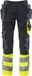 Mascot Safe Supreme Pantalon avec poches à clous 17531-860 - bleu foncé/jaune fluo - C60 - 90