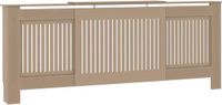 vidaXL Radiatorombouw 205 cm MDF Bruin