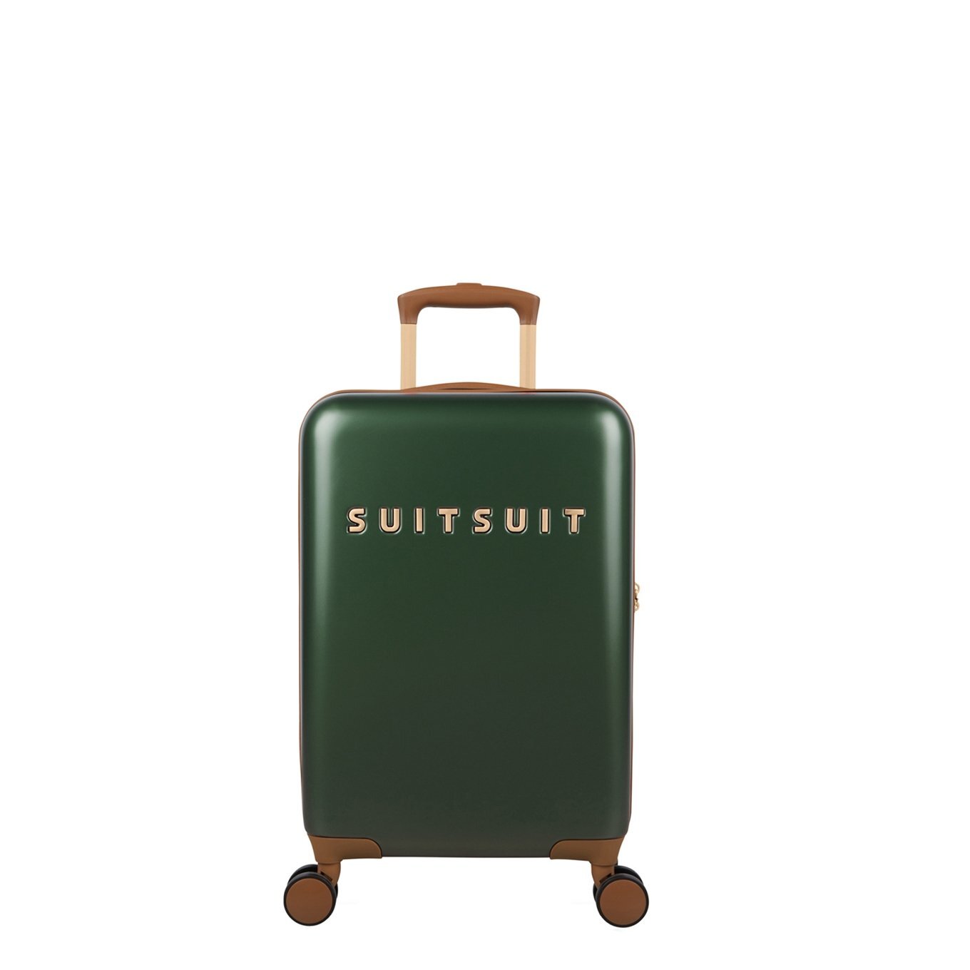 SuitSuit SuitSuit Fab Seventies Classic Handbagage Trolley 55 cm beetle green Harde Koffer Groen