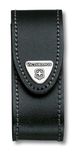 Victorinox Leder-Etui (für Taschenmesser, Gürtelschlaufe, Klettverschluss, schwarz, 3cm x 10cm) schwarz