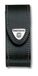Victorinox Leder-Etui (für Taschenmesser, Gürtelschlaufe, Klettverschluss, schwarz, 3cm x 10cm) schwarz