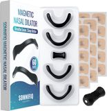 Somnifiq Magnetische Neusstrips - Anti Snurk Neuspleisters tegen Snurken - Herbruikbaar & Magnetisch - 60 Dagen Voorraad - Neusspreider voor Betere Ademhaling