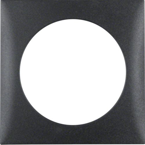 Hager Berker 918272505 Frame Integro Flow Antraciet | Lichtschakelaars | Kunststof