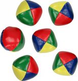 Angel Toys Jongleerballen - 6x - gekleurd - in koker - speelgoed