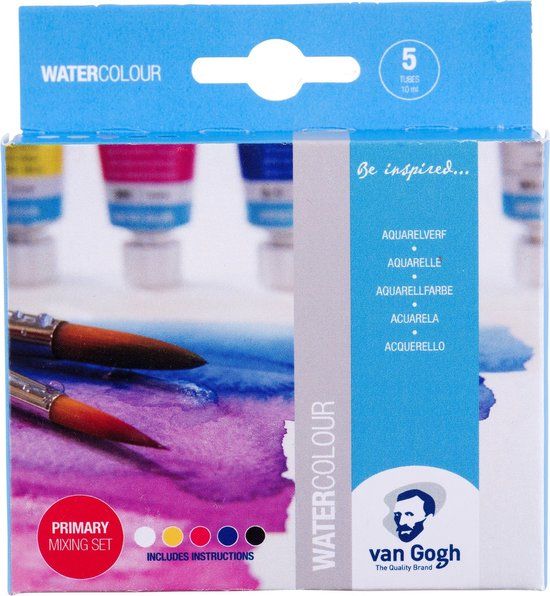 Van Gogh Aquarelverf Primaire Mengset - 5 x 10 ml