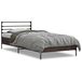 VidaXL Cadre de lit aspect chêne marron 75x190 cm