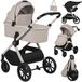 Lionelo Layla 3-in-1 Kinderwagen met Reiswieg, Autostoel en Accessoireset