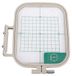 Set van 3 zwarte, rechthoekige borduurringen voor naaimachine