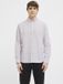 JACK & JONES JJREBEL JREBOSCAR SHIRT LS NOOS Overhemd Heren Lange Mouw Katoen Regular Fit Effen Klassieke Kraag Borstzak Knopen Crockery S