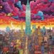 Art Puzzle WOWOO-Serie: Barevn New York, 1000 pièces