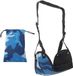 Shenzhen Haorui Industrial Technology Co., Ltd. Repose-pieds d'avion - Repose-pieds suspendu de voyage pour avion, voiture - Coussin de siège essentiel avec sac de rangement