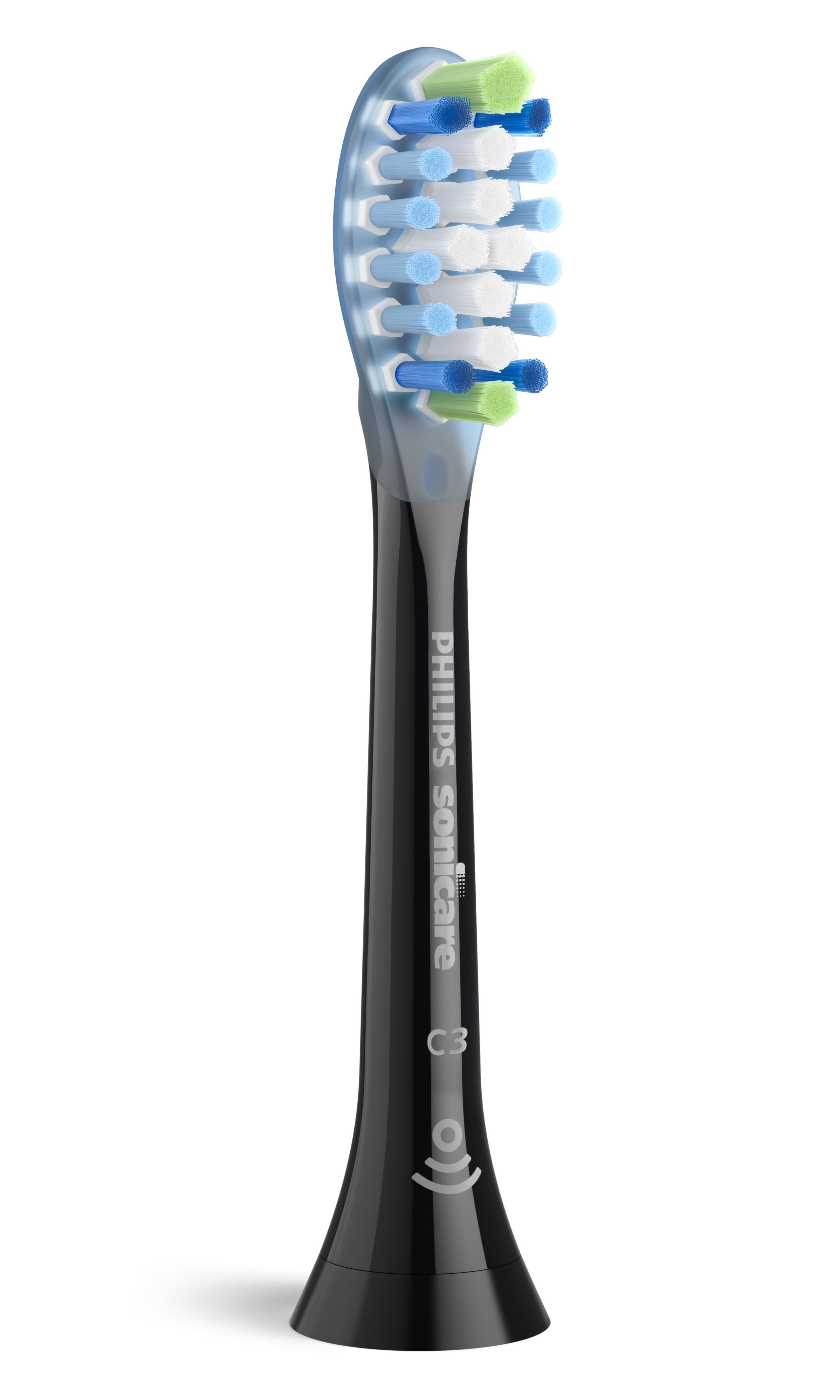 Philips Sonicare C3 Premium Plaque Defence Opzetborstels - Zwart (4 stuks) - HX9044/88