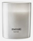 Meraki Home Geurkaars Fresh Linen Wit Cylinder