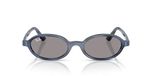 RAY-BAN Unisex zonnebril met grijze glazen, UV-beschermd, 0RB44726855/151