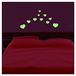 Lichtgevende Ambiance Sticker S fosforescerende harten – 55 x 70 cm