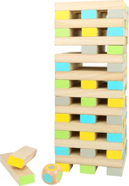 Small Foot - Houten Wiebeltoren Balansspel XXL - Multicolor