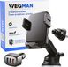 Wegman Support téléphone voiture 15W QI Chargeur sans fil - Ventilation, fenêtre, tableau de bord - Ventouse - Chargeur voiture smartphone sans fil - Adaptateur support GSM - Chargeur voiture