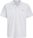 JACK&JONES - JJCOLLEGE LOGO POLO SS - Heren - Polo's - Katoen - Korte mouw - Maat XL - Bright White